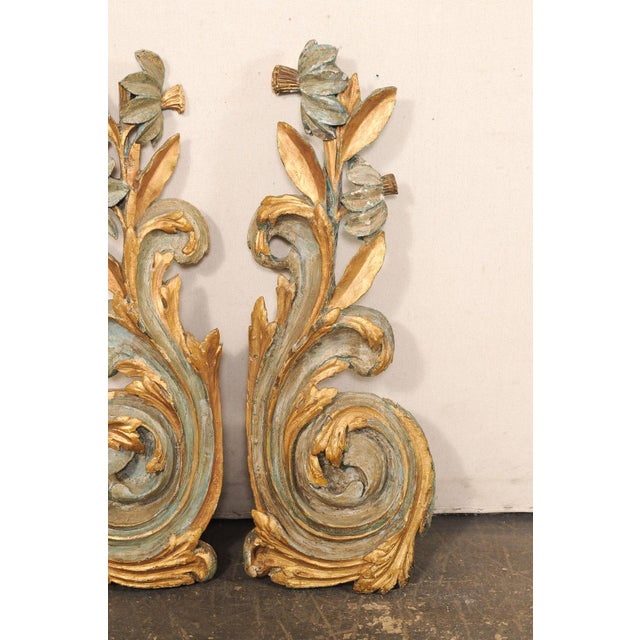 Early 19th C. Italian Carved Wood Fragments For Sale - Image 10 of 10