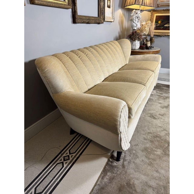 1950s Vintage Shell Sofa, 1953 For Sale - Image 5 of 8