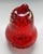 Red Controlled Bubble Handblown Glass Pear For Sale In Saint Louis - Image 6 of 6
