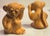 Ceramic Mid 20th Century Trompe-L’Oeil Ceramic Cheeky Monkey Salt and Pepper Shakers For Sale - Image 7 of 9