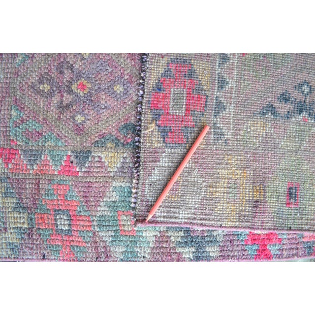 1930s Vintage Turkish Boho Decor Narrow Runner Rug - 2′8″ × 9′1″ For Sale - Image 10 of 11