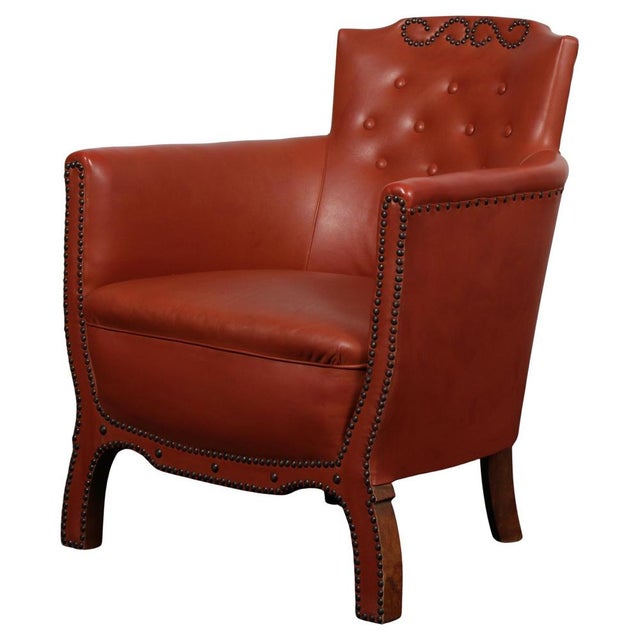 Animal Skin Lounge Chair from Otto Schulz, 1940s For Sale - Image 7 of 7