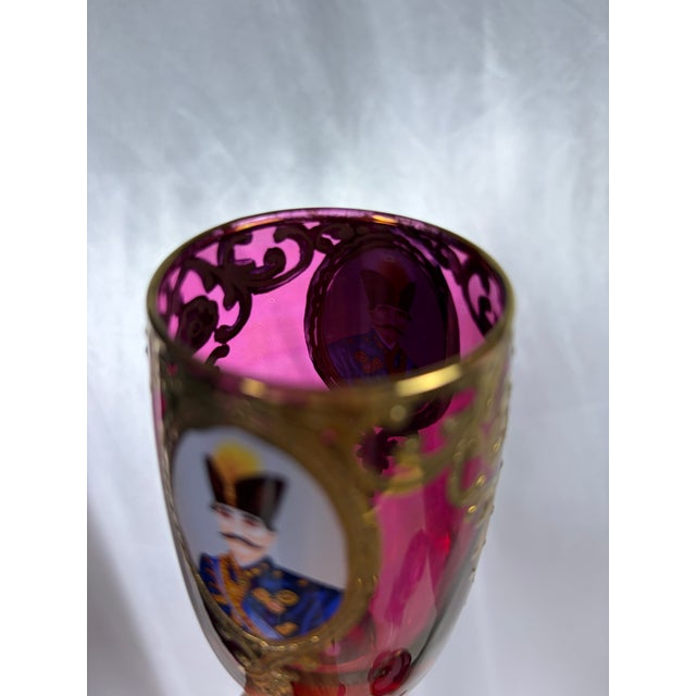 Mid 20th Century Persian Champagne and Cordial - Set of 12 For Sale - Image 10 of 13