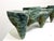 Forest Green Mid-Century Brutalist Fireclay Cactus Planter from Ágoston Simó, 1960s For Sale - Image 8 of 14