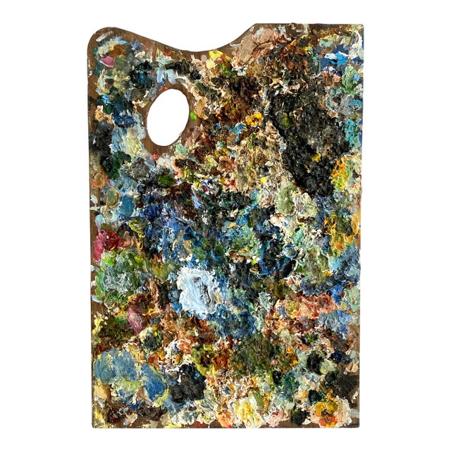 French Artist's Painters Palette Double Sided For Sale