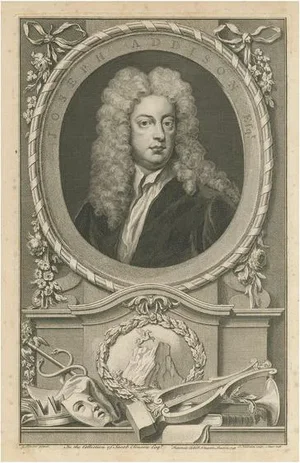 Portrait of Joseph Addison, Paper
