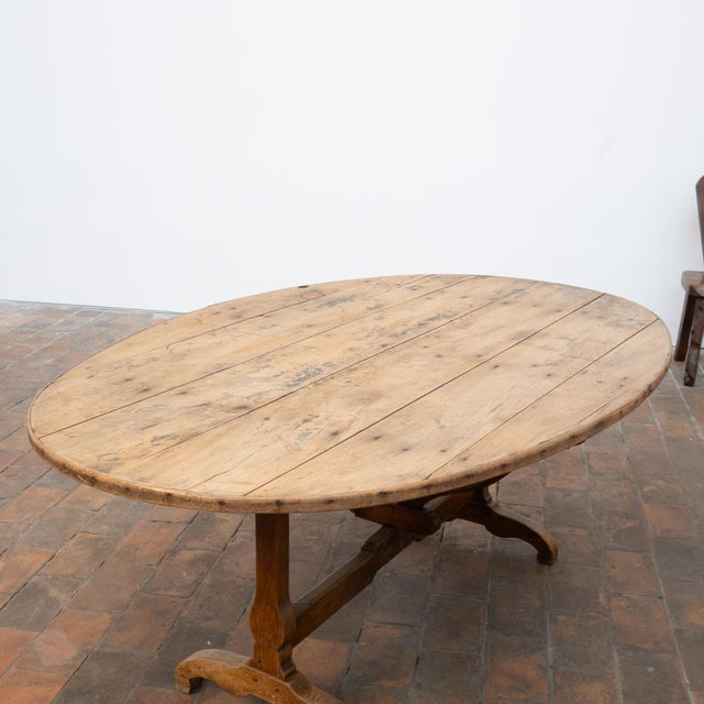 Tan Large Antique Winegrowers Table, 1780 For Sale - Image 8 of 10