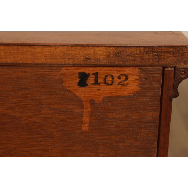 Baker Milling Road Georgian Style Walnut Long Dresser For Sale - Image 13 of 18