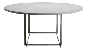 Mid-Century Modern Danish PK54 Dining Table with Cipollini Marble Top by Poul Kjaerholm for E. Kold Christensen, 1960s