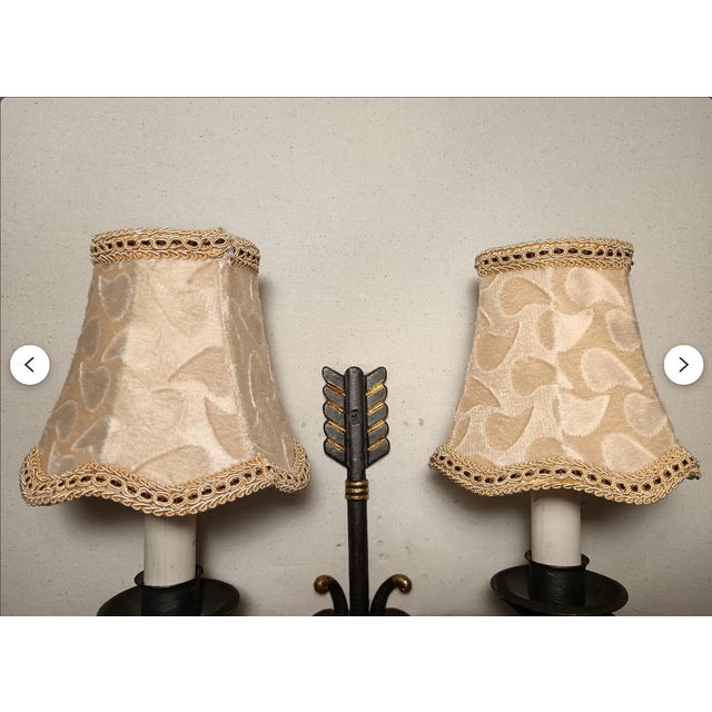 Antique Neo-Gothic Style Wall Sconce, 1890s For Sale - Image 3 of 11