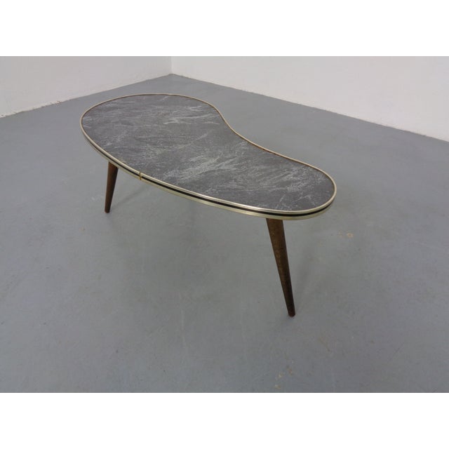 Mid-Century Modern Tripod Kidney Side Table, Germany, 1960s For Sale - Image 3 of 18