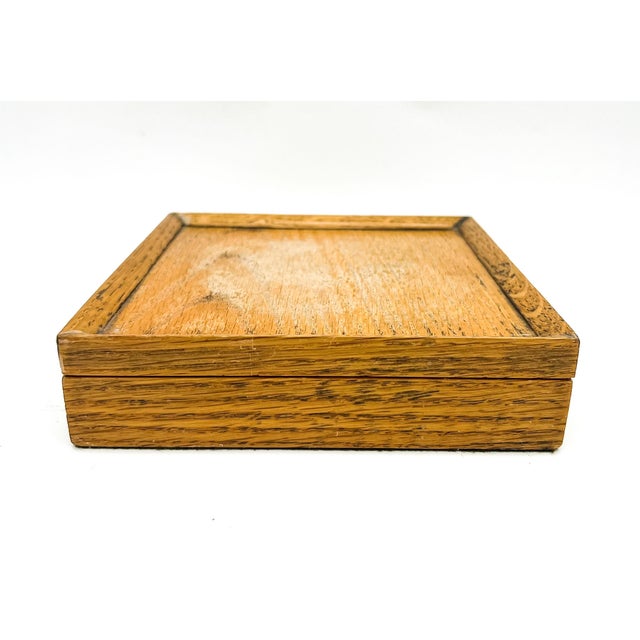 Late 20th Century Mid-Century Modern Brass Tic-Tac-Toe Game Set in Wood Box – Hollywood Regency / Desk Accessory For Sale - Image 5 of 13