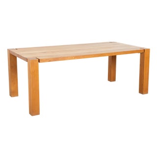 Wooden Dining Table in Brown by Janua For Sale