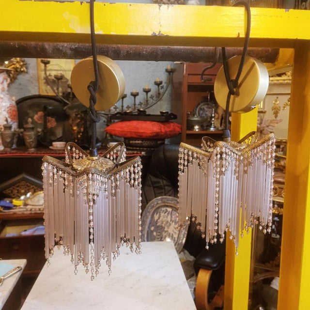 Mid-Century Modern Ceiling Lamps, 1950s, Set of 2 For Sale - Image 3 of 16