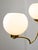 Mid-Century Italian Brass and Opaline Chandelier For Sale - Image 13 of 16