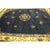 1930s Navy Blue 4 Pointed Star Medallion Antique Chinese Peking Room Size Rug For Sale In New York - Image 6 of 9