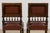 Antique French Louis XIII Style Walnut Dining Chairs W/ Brown Faux Leather - Set of 8 For Sale - Image 18 of 18