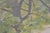 French School of the 20th Century “Landscape at the Pond” Oil on Canvas For Sale - Image 10 of 12