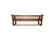 19th Century Walnut Bench with Worked Backrest and Armrests For Sale - Image 6 of 6