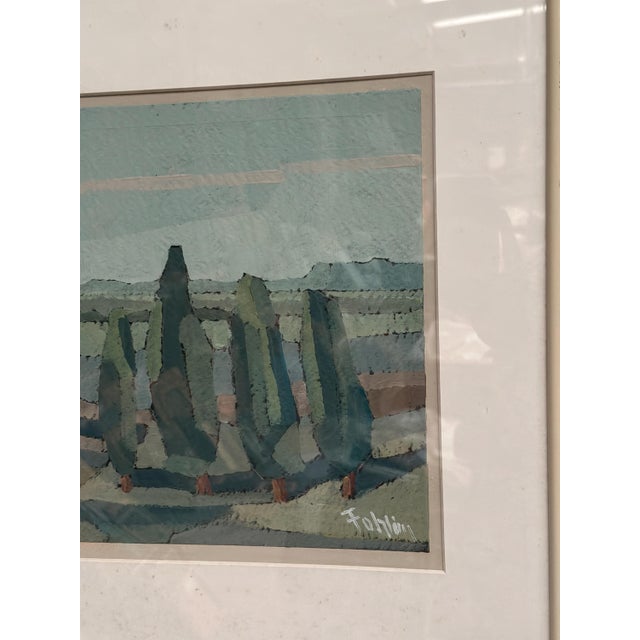 Gunnar Fohlin, Trees, 1960s, Oil on Paper, Framed For Sale - Image 4 of 18