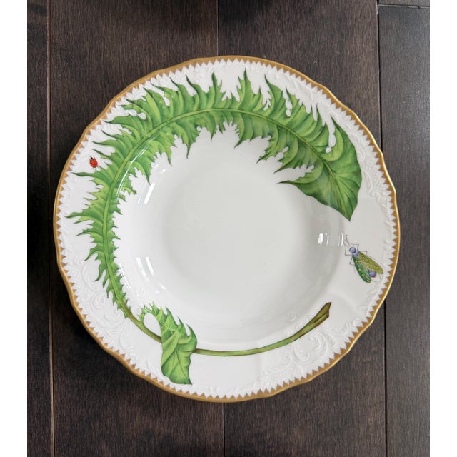 Set of 10 Anna Weatherley Botanical Treasure Garden Rim Soup Bowl 8.75" For Sale In Philadelphia - Image 6 of 17