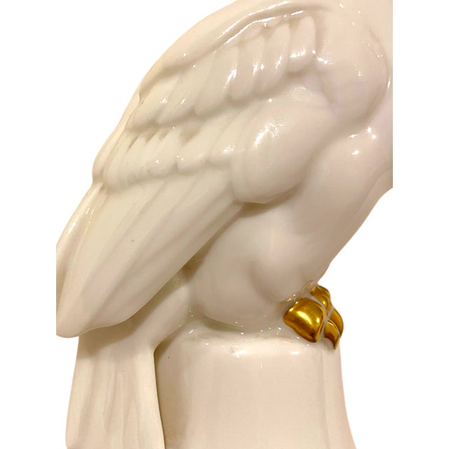 Antique Hutschenreuther Porcelain Owl Figurine Art Deco Germany Fritz Klee C. 1930 Animal Decor For Sale In San Francisco - Image 6 of 11