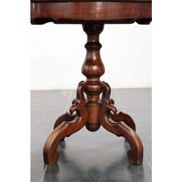 Carlo X Cherry Wood Table, 1850s For Sale - Image 3 of 6