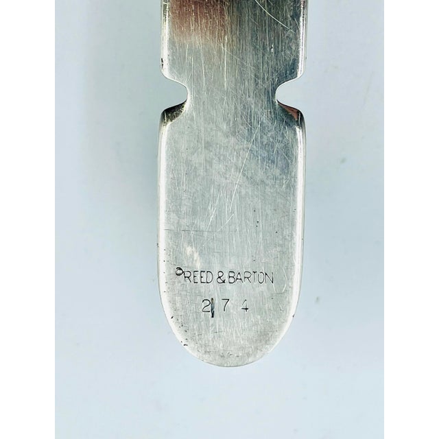 Mid 20th Century Mid 20th Century Reed & Barton Equine Sterling Silver Plate Letter Opener With Horse Head Handle For Sale - Image 5 of 10