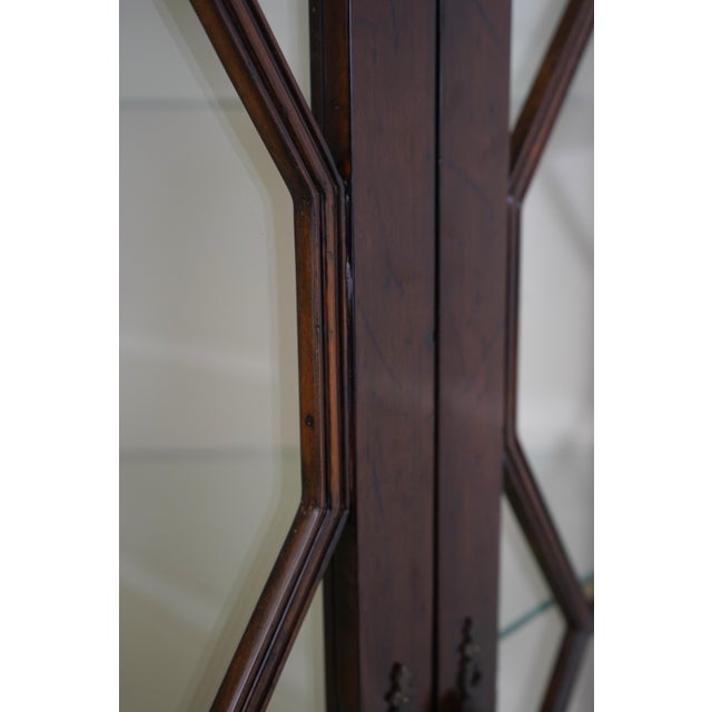 Theodore Alexander Mahogany 2 Door Corner Cabinet For Sale - Image 14 of 15