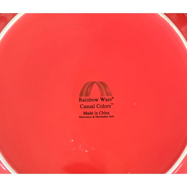 All Over Color Saturated Solids Wall Plate Curation-Set of 9 For Sale - Image 4 of 17