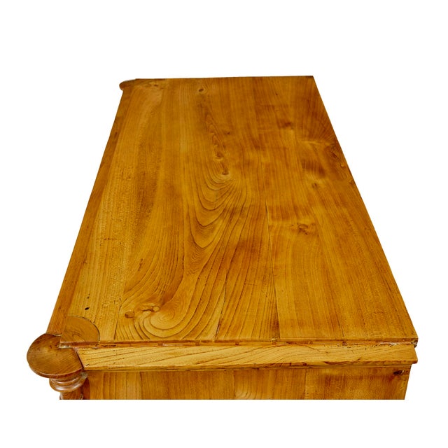 Mid 19th Century Antique Swedish Chest of Drawers in Carved Elm, 1850, Set of 2 For Sale - Image 5 of 13