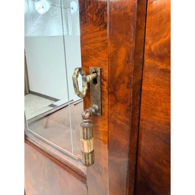 Wood French Art Deco Showcase, 1930s For Sale - Image 7 of 15