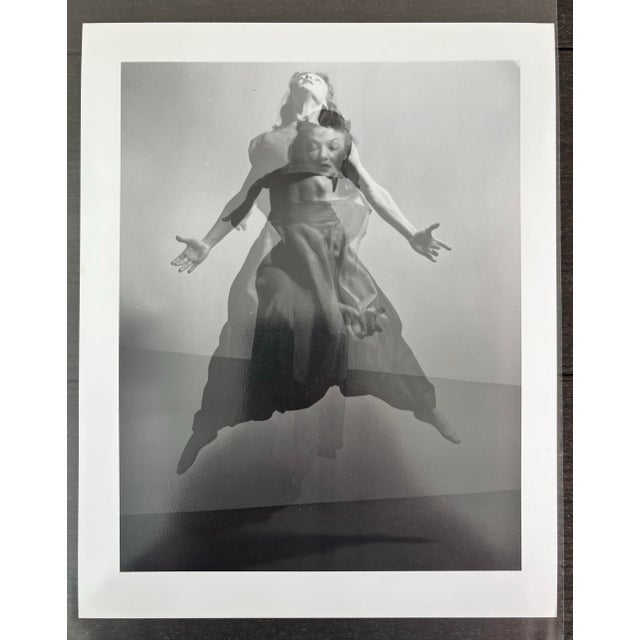 1940s Barbara Morgan Original Silver Gelatin Photograph “Valerie Bettis - Desperate Heart 1944” Photomontage For Sale - Image 5 of 9
