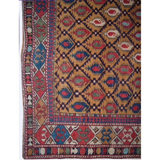 A Caucasian Shirvan rug from the town of Marasali which is closely associated with the production of prayer rugs having...