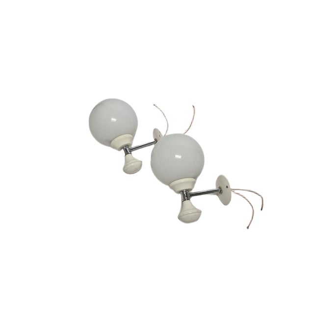 Art Deco Sconces, Poland, 1970s, Set of 2 For Sale - Image 6 of 11