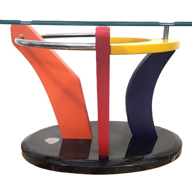 Fresh from a New York City estate, we have a pleasure to offer you this awesome Postmodern American Coffee Table by...