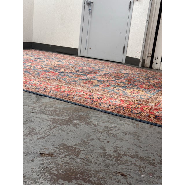 9ft3in × 12ft Persian Wool Area Rug For Sale - Image 11 of 12