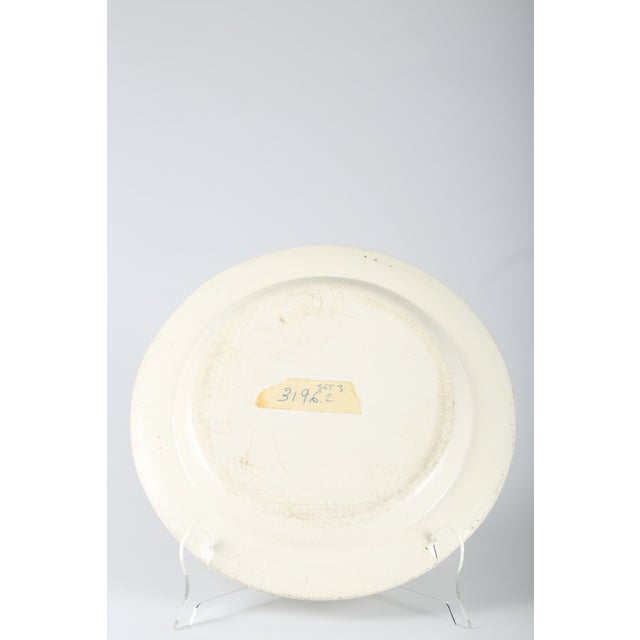 Pair of French Faience Black Transfer-Printed Napoleonic Plates, P&h Choisy For Sale In San Antonio - Image 6 of 6