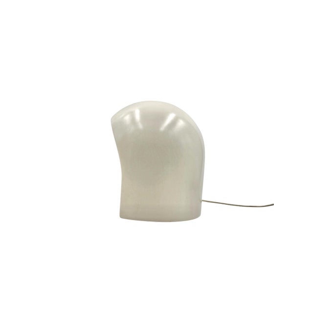 Marcello Cuneo 1970 Organic White Ceramic Table Lamp, Italy For Sale - Image 4 of 16