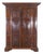 17th-Century Lombard Walnut Wardrobe with Paneled Doors — Brescia, Italy For Sale