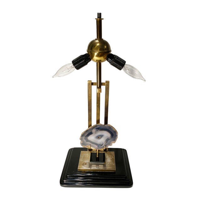 Metal Mid 20th Century Willy Daro Style Lamp For Sale - Image 7 of 11