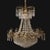 1900 - 1909 Antique Prism Chandelier, 1900 For Sale - Image 5 of 5