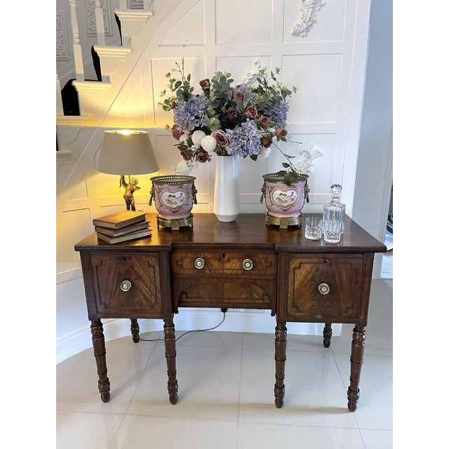 Antique George III Mahogany Sideboard, 1800 For Sale - Image 4 of 15