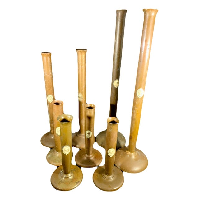 Early 20th Century Benedict Studios Set of Eight Bud Vases For Sale - Image 11 of 12