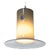 Lattimo Ceiling Lamp in Gray Murano Glass by Gae Aulenti for Vistosi, Murrina For Sale