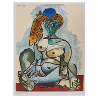 Pablo Picasso, Nude Woman with Turkish Cap, Lithograph For Sale