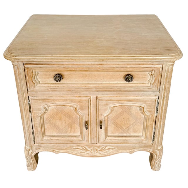 Wood 1970s Drexel French Provincial Cabernet Blanc Nightstands or End Tables - A Pair For Sale - Image 7 of 18