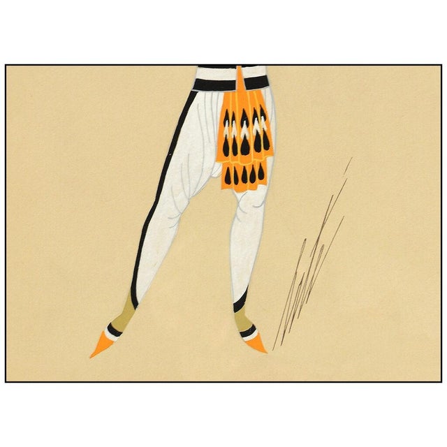 Art Deco 1990s Courting the Maiden, Erté For Sale - Image 3 of 7