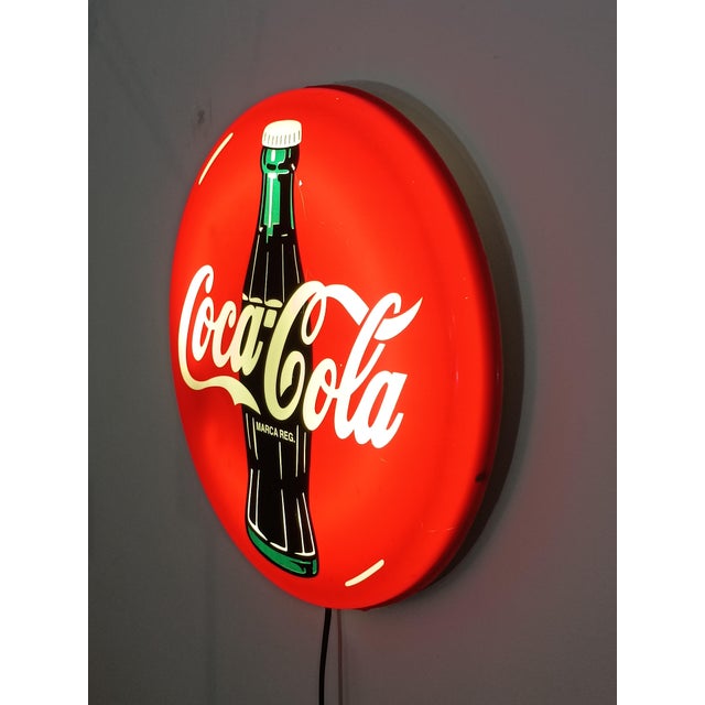 Illuminated Coca-Cola Sign, 1997 For Sale - Image 6 of 11