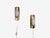 1960s Kurant, Norwegian Modern, Wall Lights, Brass, Opaline Glass For Sale In New York - Image 6 of 12